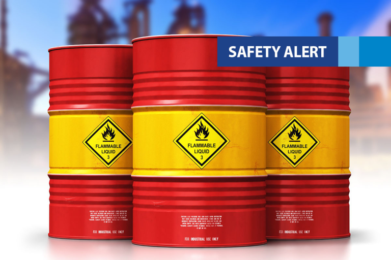 Serious burns prompt storage drums warning